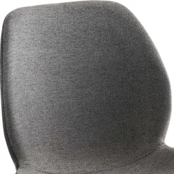 Drehbarer Barstuhl in Anthrazit & Edelstahl - Anturina