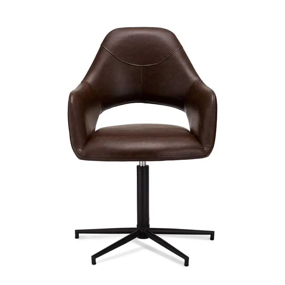 Drehbarer Esstisch Stuhl mit Armlehnen - Viper (2er Set)