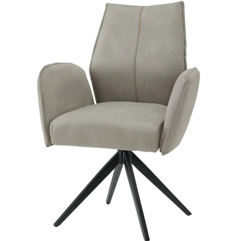 Drehbarer Esstischstuhl mit Armlehnen - Fiafanda (2er Set)