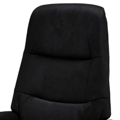 Drehbarer Fernsehsessel in Schwarz Microfaser - Jonata