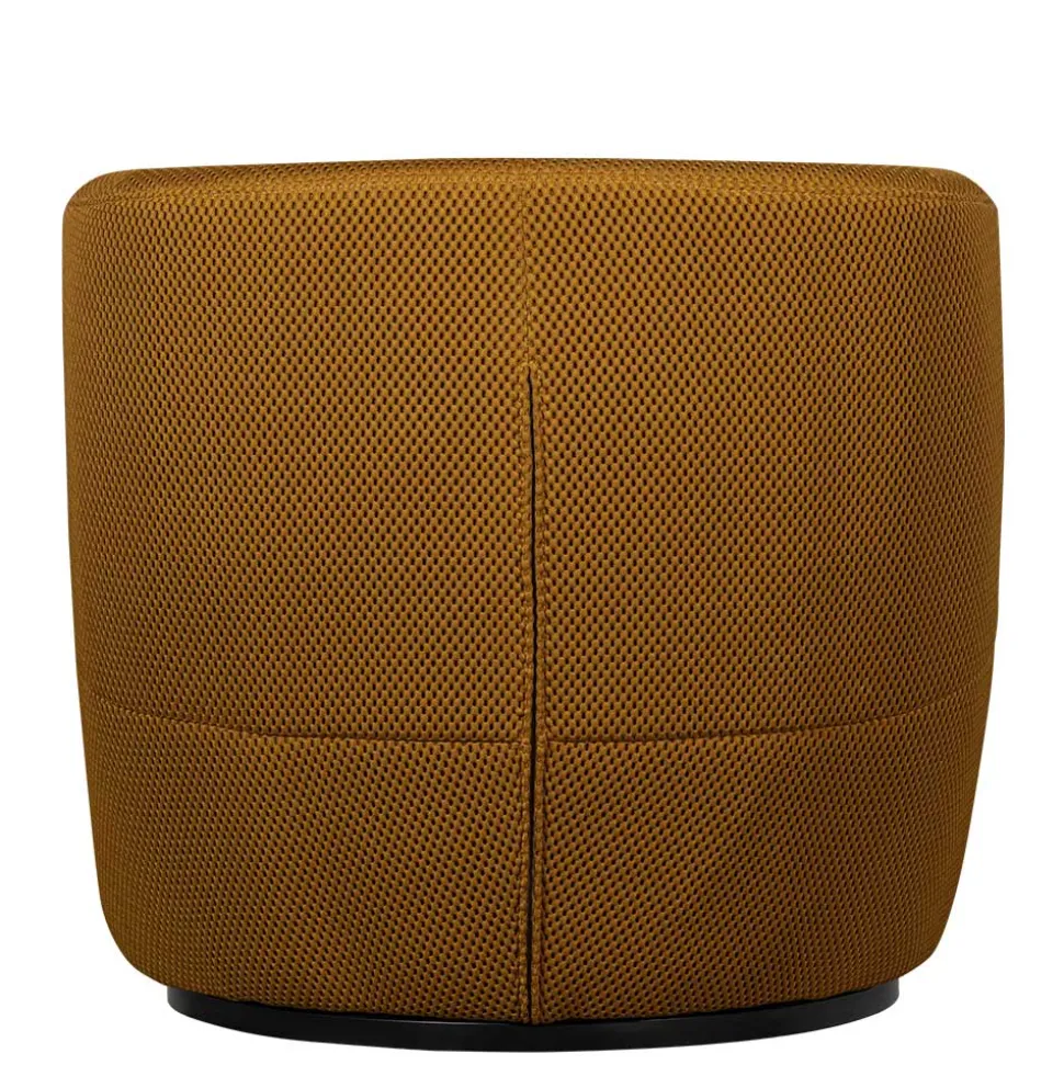 Drehbarer Mesh-Sessel in Ocker - Londey