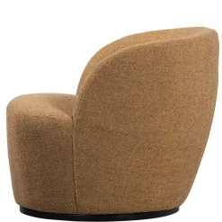 Drehbarer Polstersessel in Currygelb meliert - Waltma