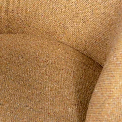 Drehbarer Polstersessel in Currygelb meliert - Waltma