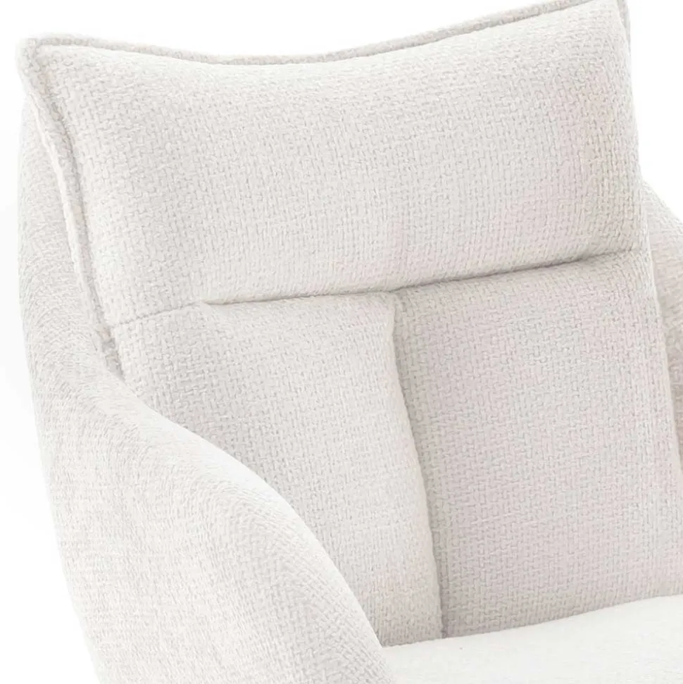 Drehbarer Polsterstuhl mit Armlehnen - Attrona (2er Set)