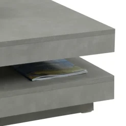 Drehbarer Sofatisch in Beton Optik - California