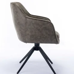 Drehbarer Tischsessel in Braun - Adelaide