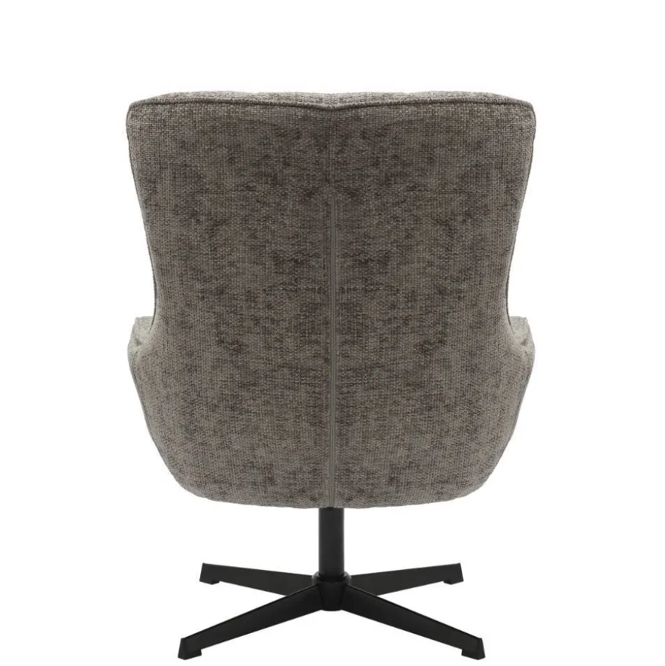 Drehbarer Wohnzimmersessel in Dunkelgrau - Grandio