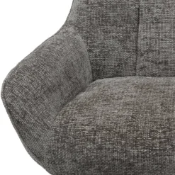 Drehbarer Wohnzimmersessel in Dunkelgrau - Grandio