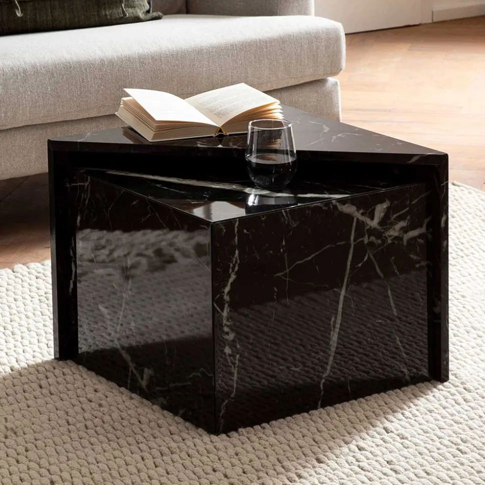 Dreieckige Sofatische Kombi - Jillma (zweiteilig)