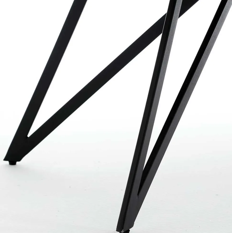 Dreisitzer Esstisch Polsterbank in Ocker Velours - Cacassa