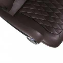 Dunkelbrauner Chefsessel aus Leder - Montigue