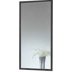 Dunkelgrauer Wandspiegel in modernem Design - Ardila