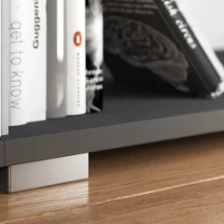 Dunkelgraues 5 Fächer Aktenregal fürs Büro - Disgano