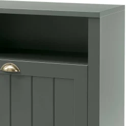 Dunkelgrüne Flurmöbel Kombination - Niestov (vierteilig)