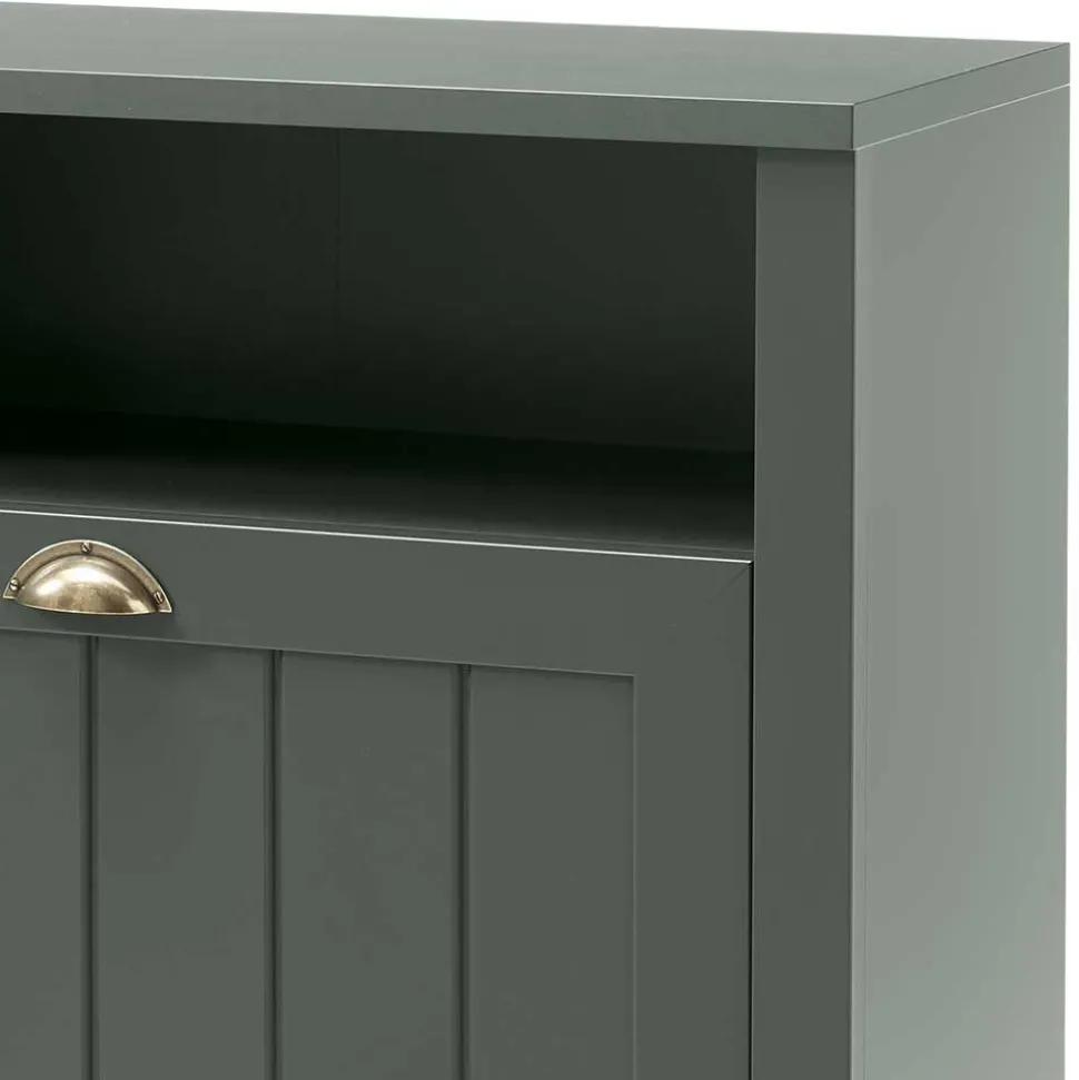 Dunkelgrüne Flurmöbel Kombination - Niestov (vierteilig)