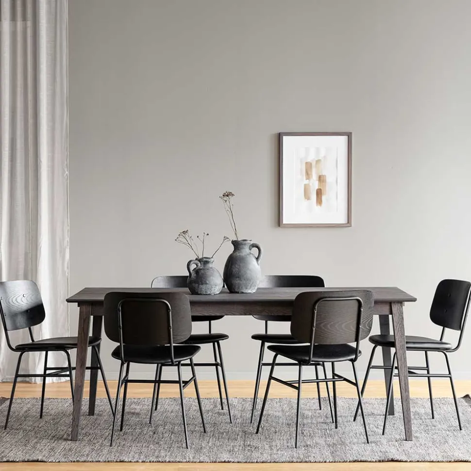 Dunkle Essgruppe im Skandi Design - Casna (siebenteilig)