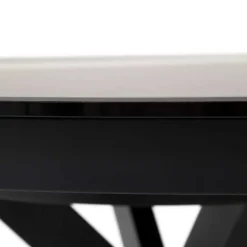 Dunkler Esstisch mit Butterflyauszug - Exmonda