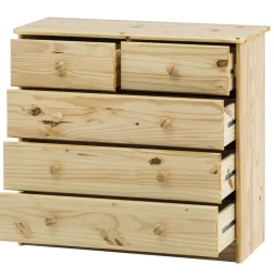 Echtholz Kommode aus Kiefer Massivholz - Eildon