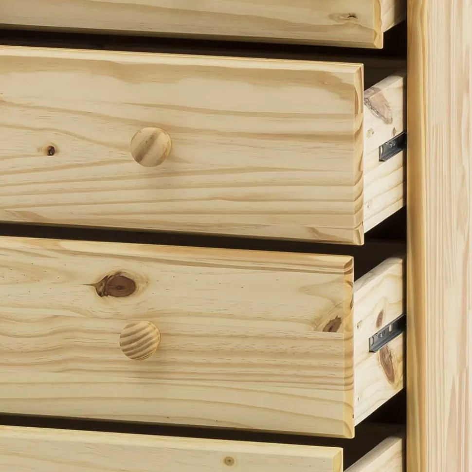 Echtholz Kommode aus Kiefer Massivholz - Eildon