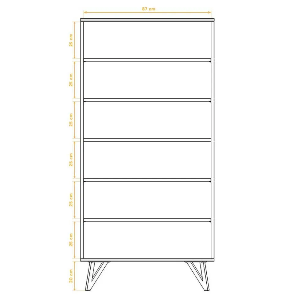 Echtholz Regal aus Wildeiche Massivholz - Mandirov