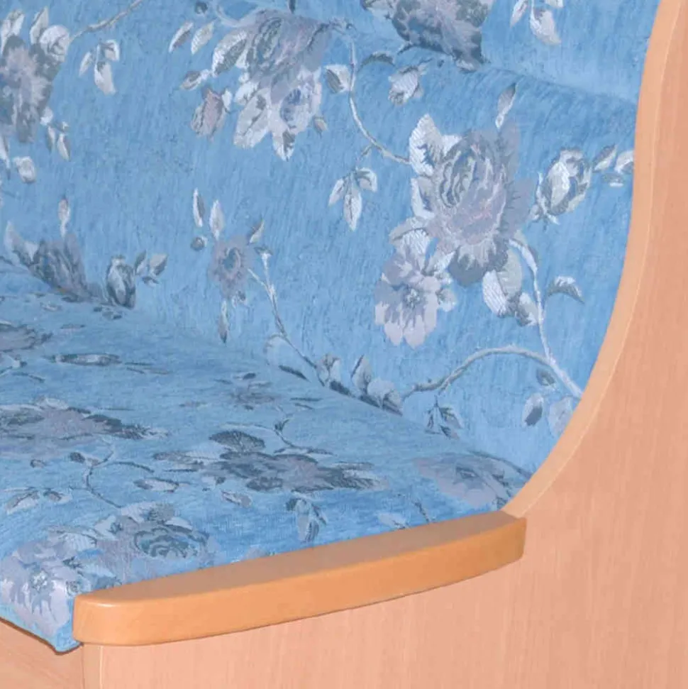 Eckbank in Blau und Buche - Afrina