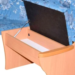 Eckbank in Blau und Buche - Afrina