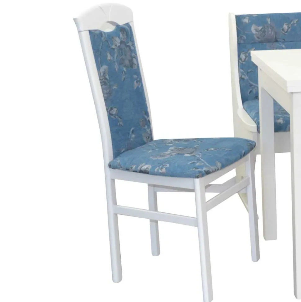 Eckbank Sitzgruppe mit Blumen Muster - Jelanda (vierteilig)