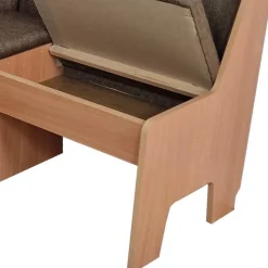 Eckbank Tischgruppe mit fünf Sitzplätzen - Buryas (vierteilig)