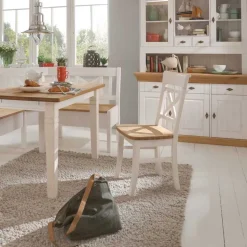 Eckbankgruppe Lugon im Landhausstil (vierteilig)