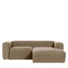 Eckcouch Sofalandschaft in Beige Chenille - Ruhnau
