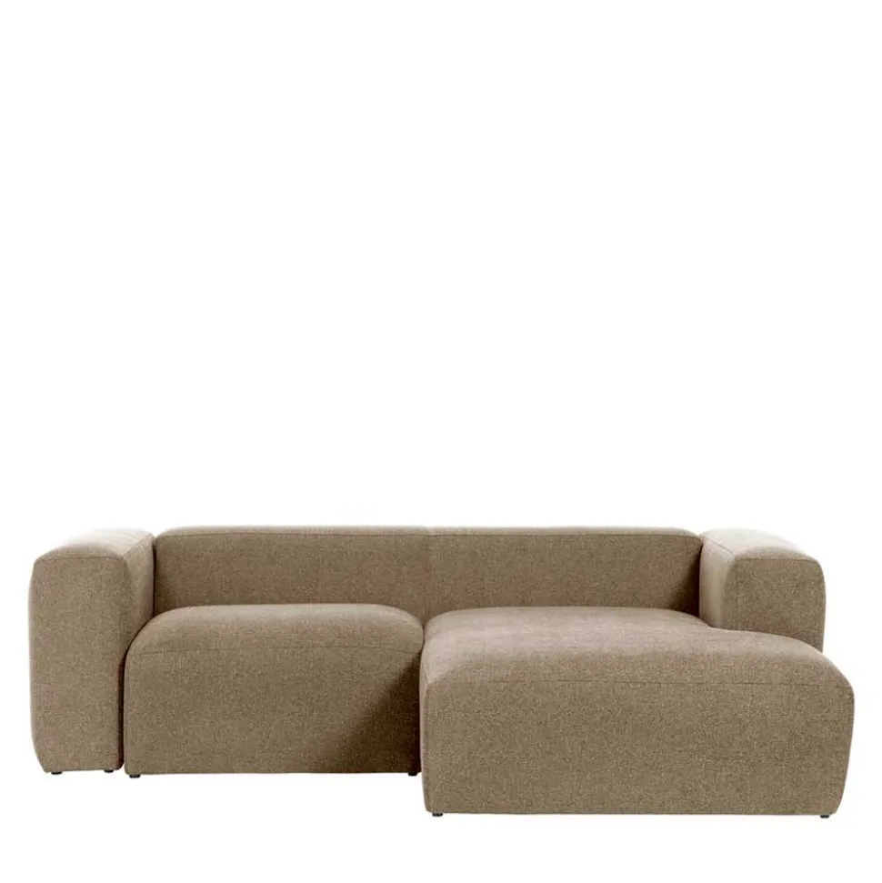 Eckcouch Sofalandschaft in Beige Chenille - Ruhnau