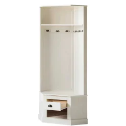 Eckgarderobe in Weiß - Cianova