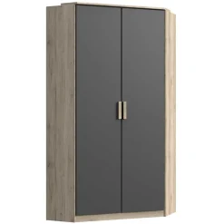 Eckkleiderschrank in Eiche San Remo - Jilamenda