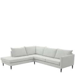 Ecksofa L-Couch in Offwhite - Udessa