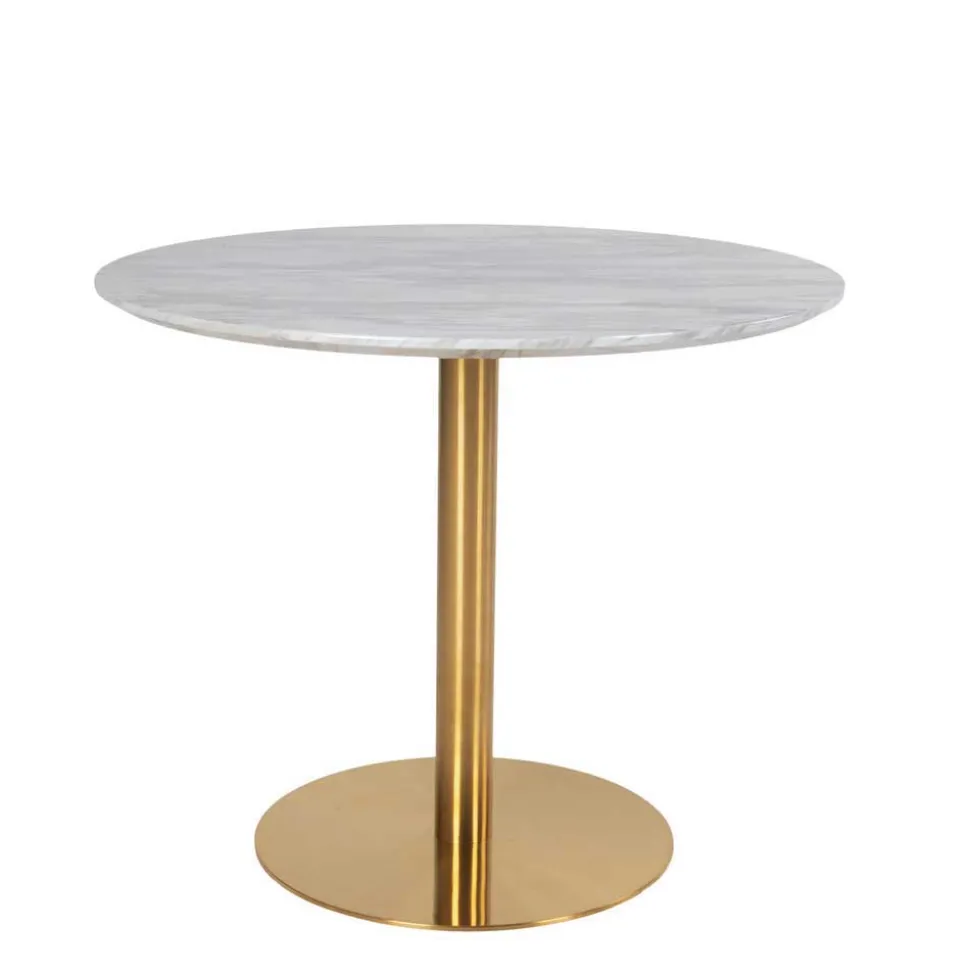 Edle Esstischgruppe in Rund - Lion (fünfteilig)