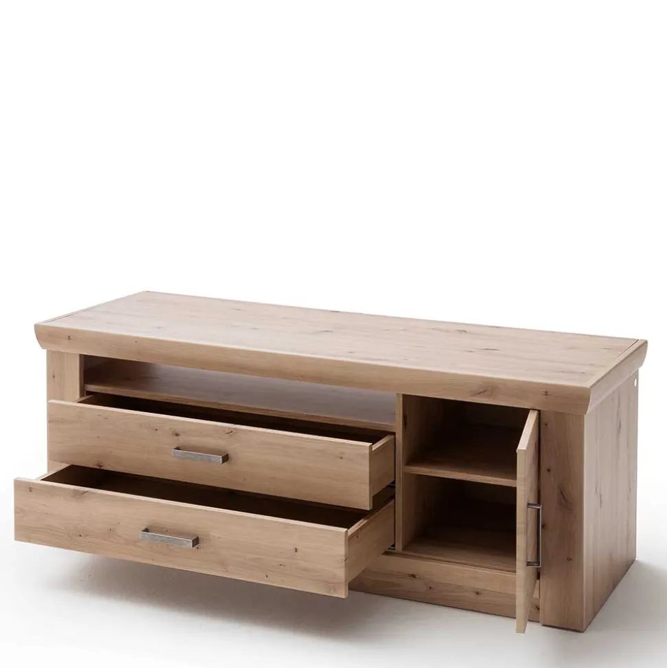 Eiche Dekor TV Board mit 2 Schubladen - Wykina