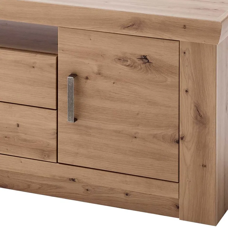 Eiche Dekor TV Board mit 2 Schubladen - Wykina