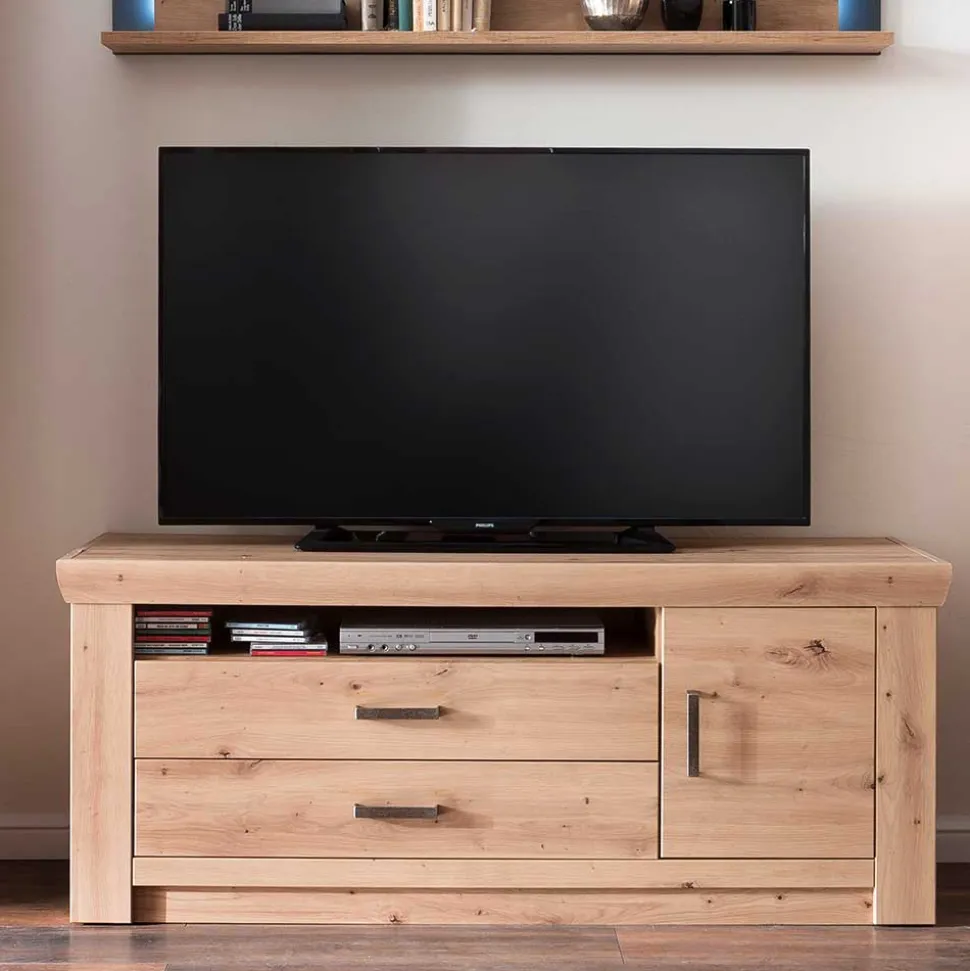Eiche Dekor TV Board mit 2 Schubladen - Wykina