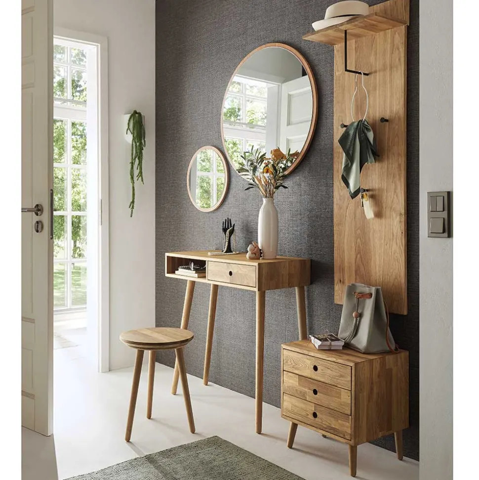 Eiche Dielenmöbel massiv - Kopiana (sechsteilig)