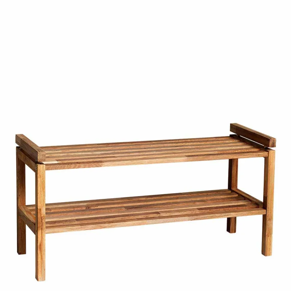 Eiche Schuhregal mit geölter Oberfläche - Helvana