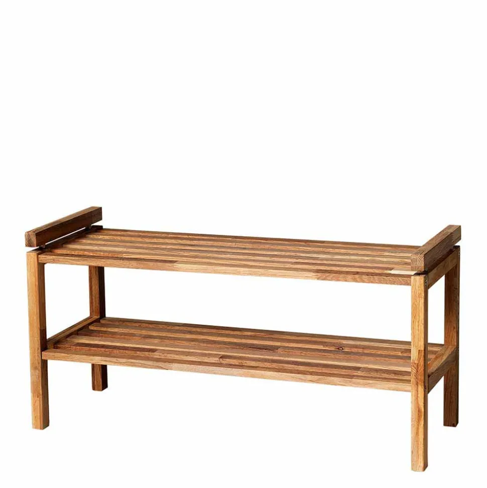 Eiche Schuhregal mit geölter Oberfläche - Helvana