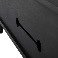 Eiche TV Lowboard in Schwarz geölt - Janeira