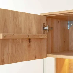 Eichenholz Highboard Vitrine modern - Judita