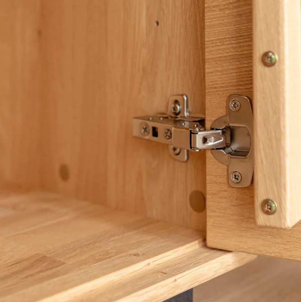 Eichenholz Highboard Vitrine modern - Judita