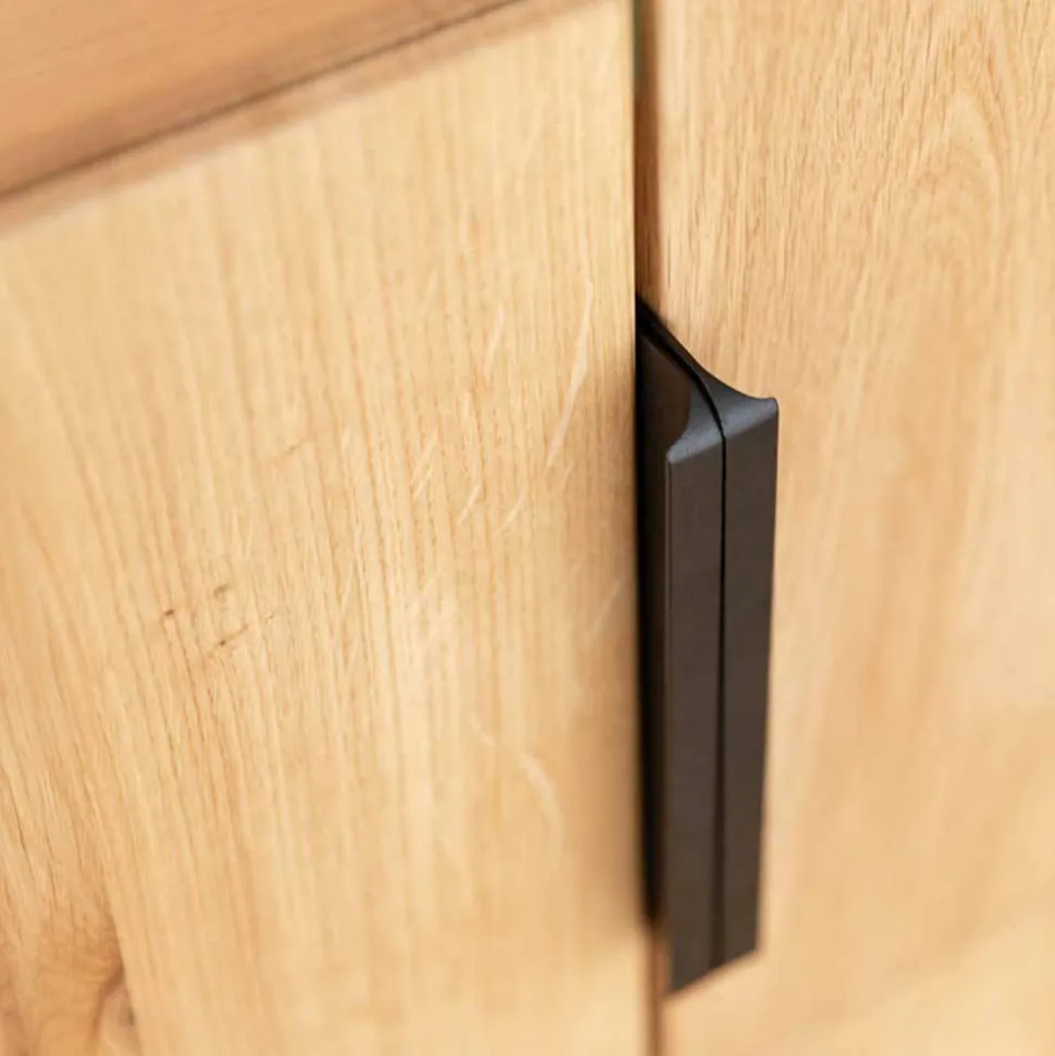 Eichenholz Highboard Vitrine modern - Judita