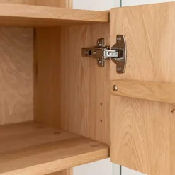 Eichenholz Vitrine mit LED Beleuchtung - Judita