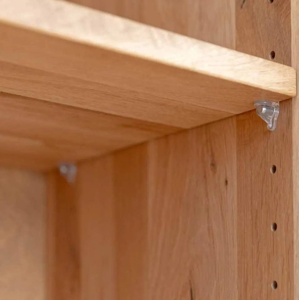 Eichenholz Vitrine mit LED Beleuchtung - Judita