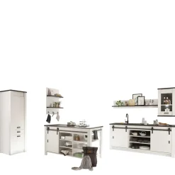 Einrichtung für Küche mit Insel - Eture (sechsteilig)