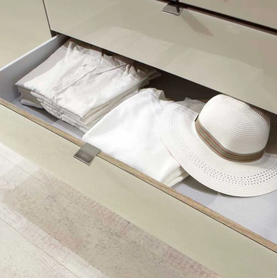 Einrichtung fürs Schlafzimmer in Beige - Lesegano (vierteilig)