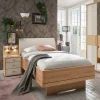 Einzelbett & Nachtkommode als Set - Emdsiva (zweiteilig)